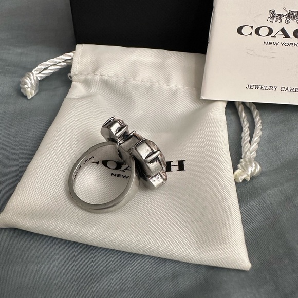 🆕new coach bow cocktail ring - Picture 4 of 5